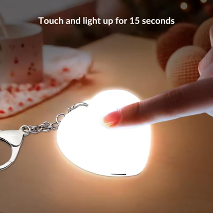 Heart LED Keychain for Bags & Keys