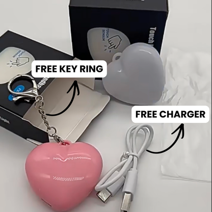 Heart LED Keychain for Bags & Keys